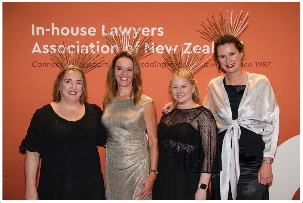Juno Legal team at ILANZ 26 Mary Gordon, Helen Mackay, Kirstin Price, Sarah Graydon
